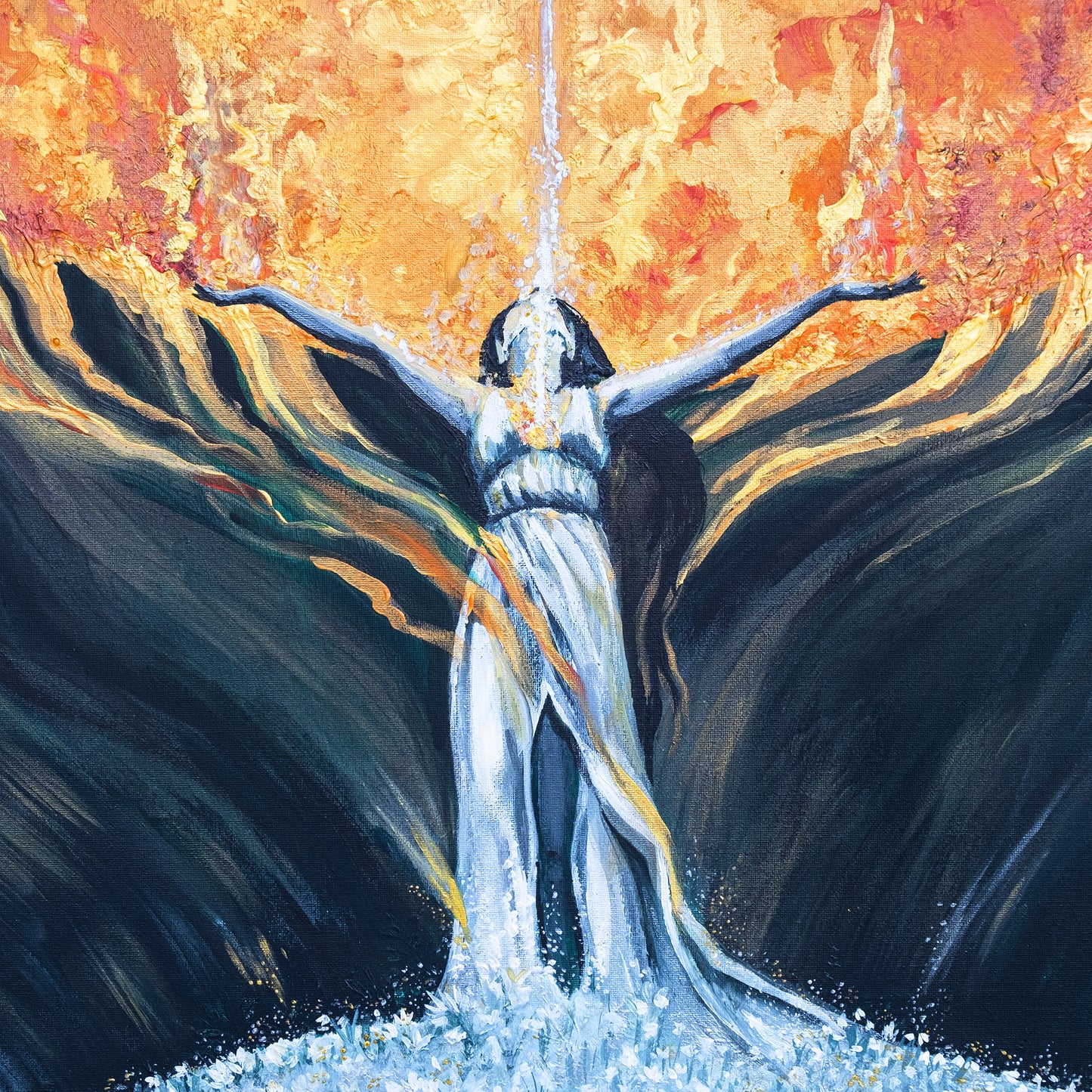 "Victory of the Light" Acryl on Canvas Panel