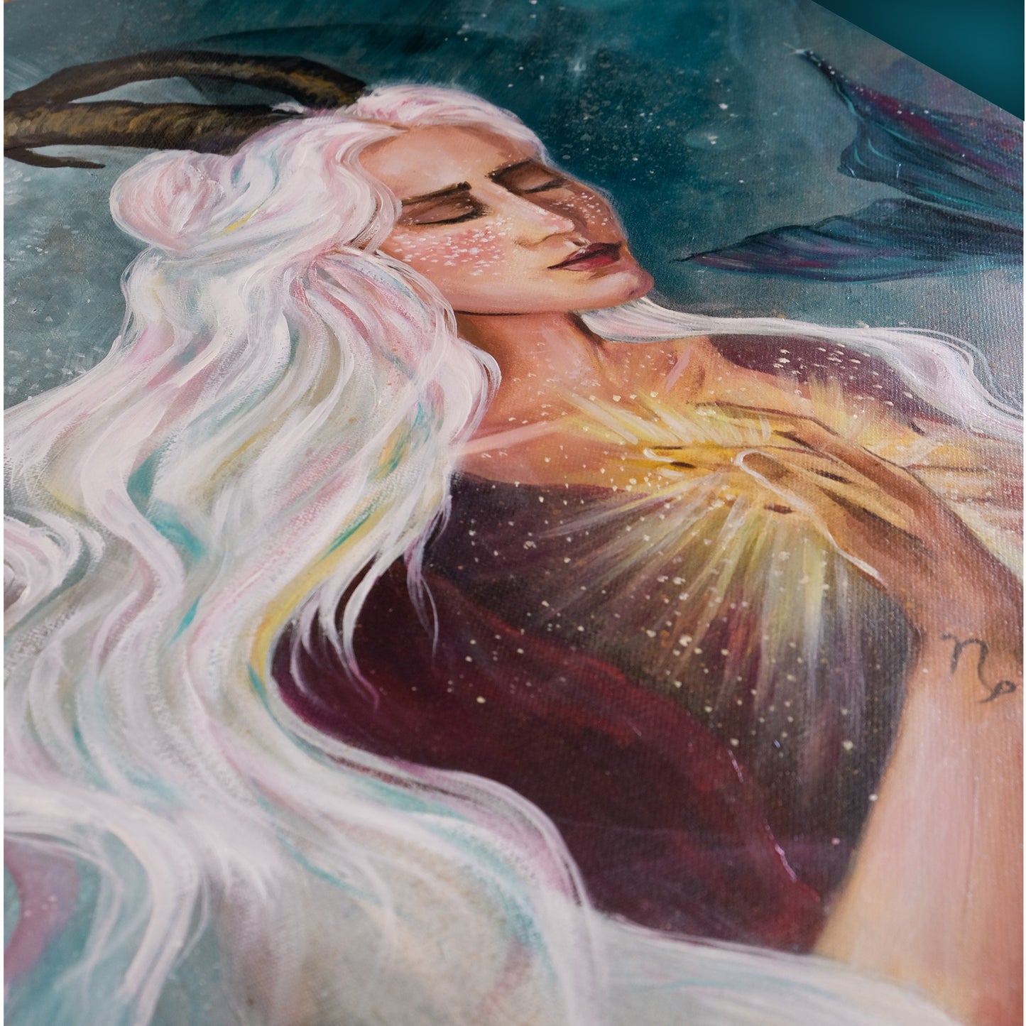 "Capricorn" -  Original Oil Painting
