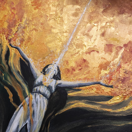 "Victory of the Light" Acryl on Canvas Panel