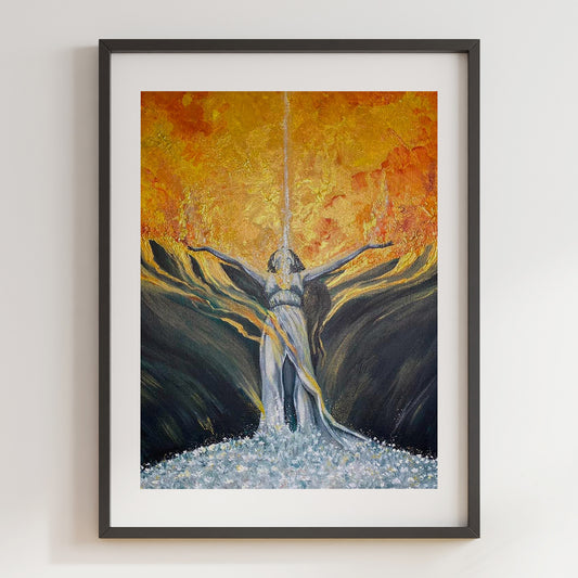 "Victory of the Light" Acryl on Canvas Panel