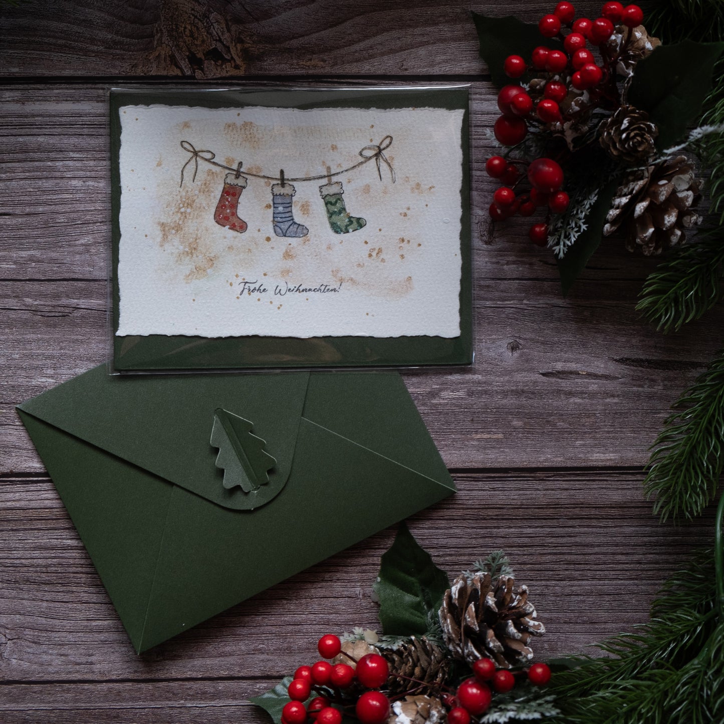 Special offer: Hand-Painted Watercolor Card