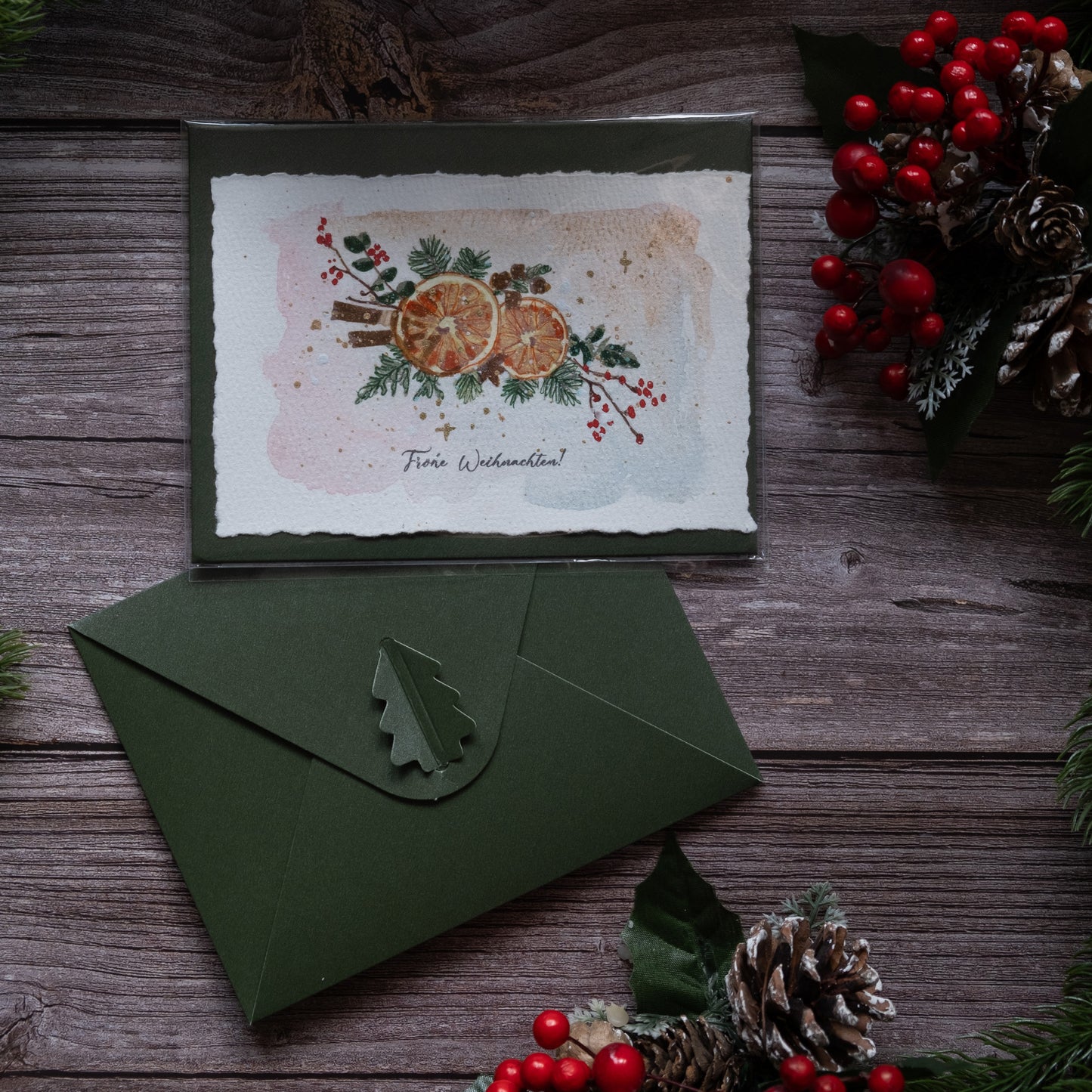 Special offer: Hand-Painted Watercolor Card