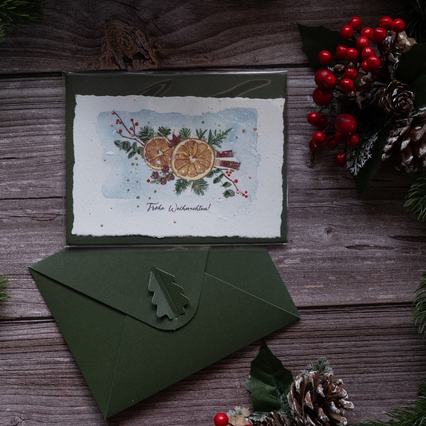 Special offer: Hand-Painted Watercolor Card